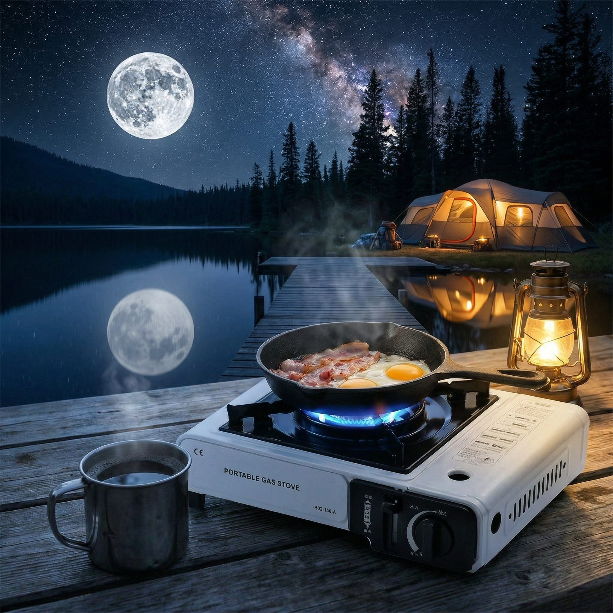 Réchaud portable parfait pour l’extérieur